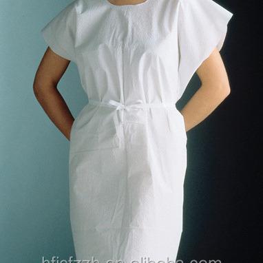 China High Quality Paper Cloth +PE+Tissue Exam Dresses 30