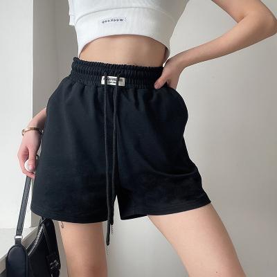 China Wholesale Anti-Wrinkle Drawstring Jogger Sweatpants Running Woman Shorts Jogger With Pocket for sale