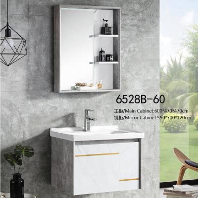 China 2020 New Hot Sale Modern Bathroom Vanity PVC Bathroom Cabinet Factory Direct Sale Wall Mounted Bathroom Furniture for sale