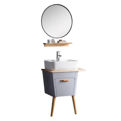 China Factory direct sale lowes waterproof floor standing modern style plywood bathroom vanity, for sale