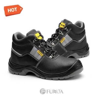 China Wholesale Steel Toe FUNTA Good Quality Breathe Fashion Industrial Steel Toe Men Work Safety Shoes for sale