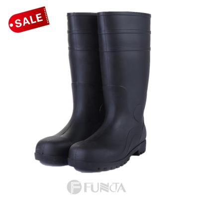 China Steel Toe Hat FUNTA PVC Safety Rain Boots Waterproof Durable Men Wholesale for sale