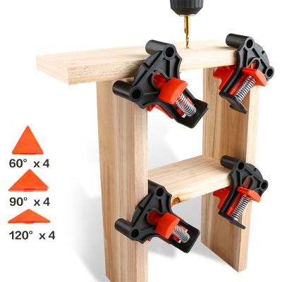 China FUNTA 4Pcs Woodworking Tool Angle Clamps Multifunctional Woodworking Corner Repair Clip For Adjustable Swing Corners Clamp Fixer for sale