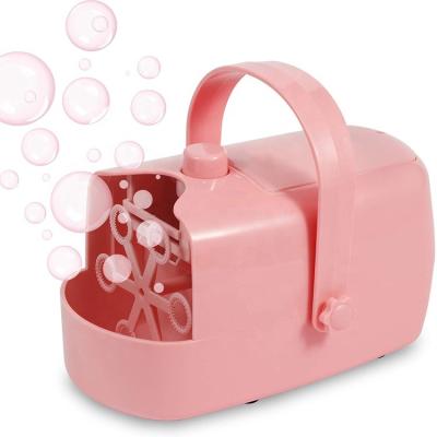 China Plastic Battery Operated Or Plug In Portable Automatic Bubble Machine For Wedding for sale