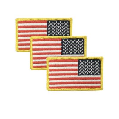 China Other Custom Embroidery Flag Patch Country USA America Embroidery Patches Flag for sale