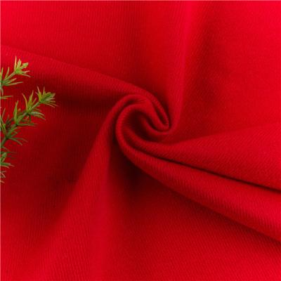 China Top Quality Anti-Static Warp Knitting 190gsm 75x75d Knit Brush Fabric Mercerized Pile For Sportswear School Uniform for sale