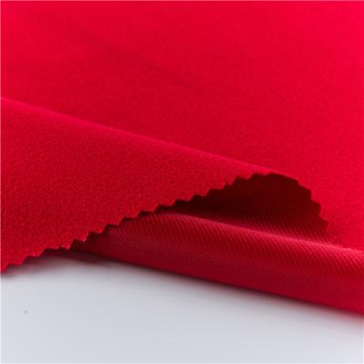 China 2023 230gsm polyester knit brush velor anti-static hot-selling foil fabrics for sweat shorts set for sale