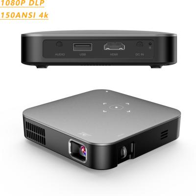 China Pico Best Wireless DLP Projector 150ANSI Lumens Android DLP LED 4k HD Home Theater S200 TV Mini Projector Auto Trapezoidal 4k Projectors for sale