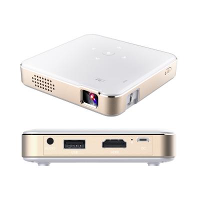 China Pico Multimedia Mini DLP Led Portable Projector 1080p Wireless For Mobile Phone Outdoor Home Theater Movie Built-in Battery USB Input for sale