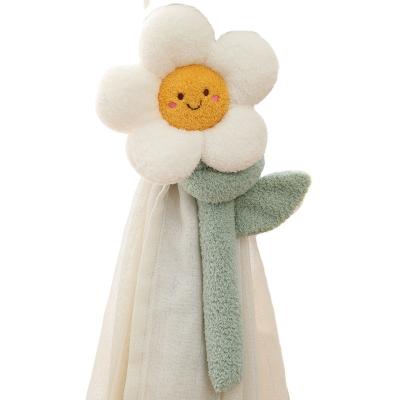 China Plush Toy Manufacturer Factory Custom Plush Stuffed Toy Sunflower Cute Cloth Face Sunflower Smiling Toys for sale