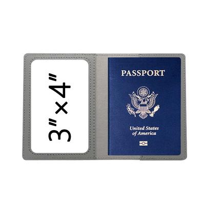 China Passport Set 2022 Travel Passport Card Wallet With Customized Logo High Multi Color PU Passport Holder for sale