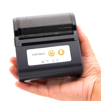 China 80mm Black and White Mobile Cloud Printer 3inch WiFi Portable Thermal Printer for sale