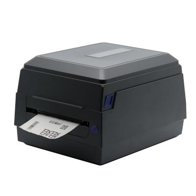 China 300DPI 4inch high quality black and white desktop thermal transfer printing and direct label barcode printer for sale