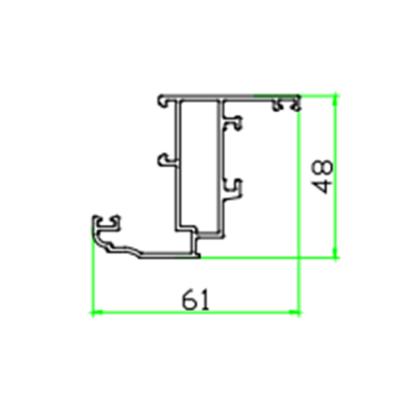 China door & Factory Price Customizable Color Window Antioxidation Coating Industrial Aluminum Profile For Door And Window for sale