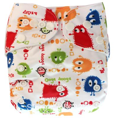 China Newest Printed All In One Size Cheap Soft Cloth Baby Diapers PUL Cloth Baby Diapers Baby Diapers for sale