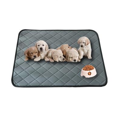 China Wholesale Custom Viable Pet Puppy Training Pads Absorbent Quick Dry Reusable Bits Pee Mat For Dog Sofa Carpet Washable Home Pad for sale