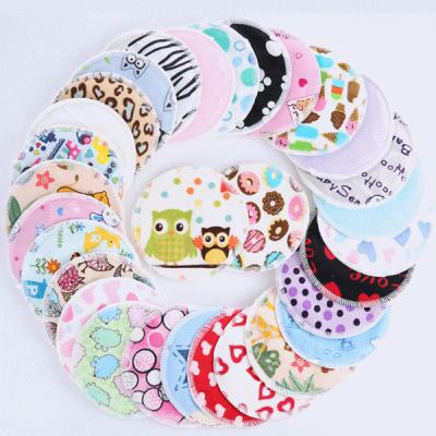 China Lady ABSORBENT Nursing Breast Pad Round Reusable Washable Feeding Pads Absorbable Puddle Proof Bamboo Pads TEBEIYOU for sale