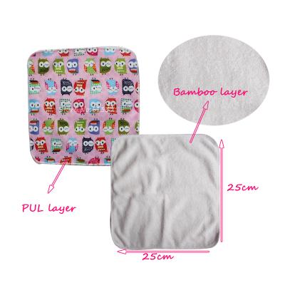 China Best Washable Organic Bamboo Washcloth Reusable Wet Cloths For Baby for sale