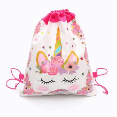 China No Drawstring Bag Hot Cartoon Nonwoven School Backpack For Girls With Good Quality for sale