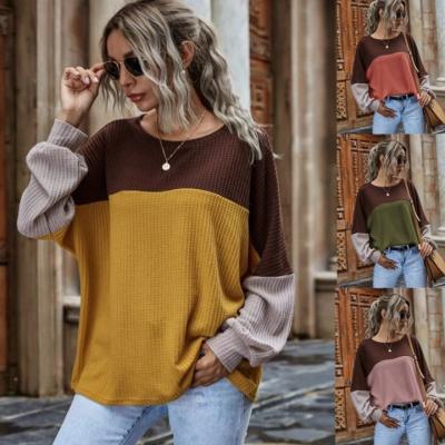 China Other New Lady O-Neck Casual Shirt Fashion Tops Long Sleeve Women T-Shirt for sale