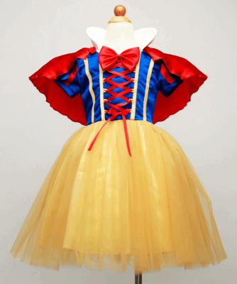 China Polyester Cartoon Cosplay Dress For Girls Party Kids Tulle Dress Baby Tutu Dress Infant Kids Costume for sale