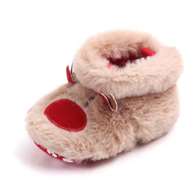 China Infant Baby Cotton Shoes Cartoon Soft Non-slip Unique Warm Shoes Infant Anti-skid Baby Shoes Wholesale for sale