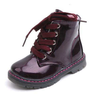 China Girls Flat Waterproof Ankle Boots Martin Boots Kids Soft Bottom Sports Shoes for sale