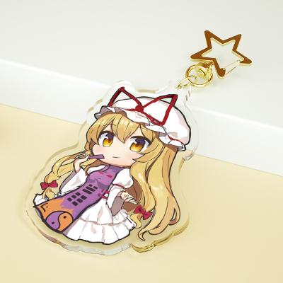 China DIY/Anime Custom Paran/Photo Your Design Acrylic Key Chain Anime Figure Acrylic Charms Key Chain Japanese Plastic Transparent Acrylic Key Chain for sale