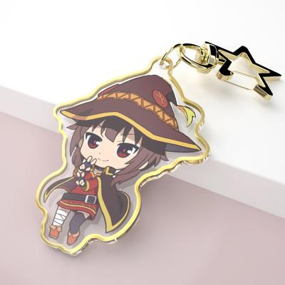 China DIY/Wholesale Eco-Friendly Clear Acrylic Anime Paran/Photo Charms Diy Photo Key Chain Charm Keychains Epoxy Acrylic Wholesale For Customize for sale