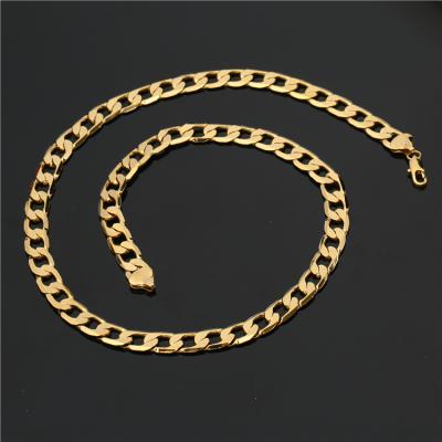 China Fashion Non-fading Non Tarnish Mixed Cheap Men Batch Gold Plated Necklace Jewelry For Wholesale for sale