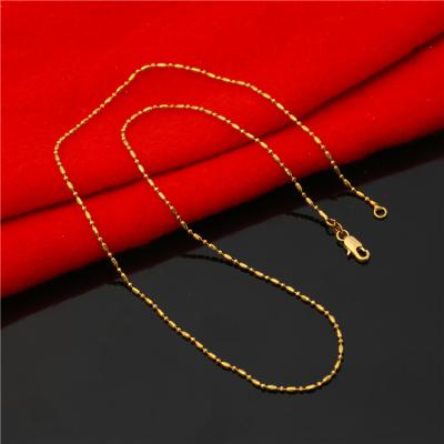 China non-fading hot sale custom design men necklace 18k gold plated fashion pendant pearl necklace chain for sale