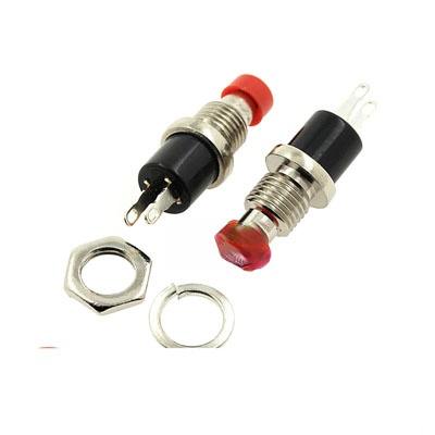 China Apply Module Fzyh Red And Green Small Button Switch Aperture 7Mm Pbs-105 Reset Test Non-lock for sale