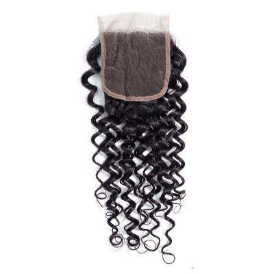 China Cuticle Aligned Affordable 4x4 Lace Headband Hair Closure Peruvian Raw Water Wave With Baby Hair 4x4 2x6 5x5 13x4 13x6 6x6 7x7 360 Lace Closure for sale