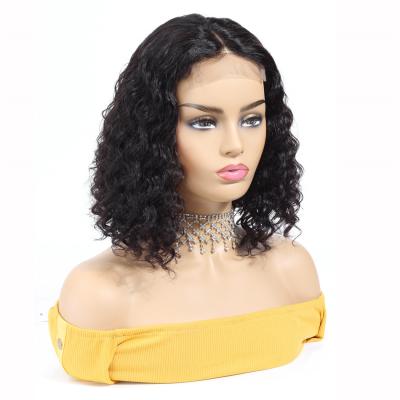 China ALL Malaysian Closure Front Lace Wig Bob Cut 4*4 Short Density Wig 150% 180% Human Hair Bob Wig Vendors In China Shmily 100% Textures for sale