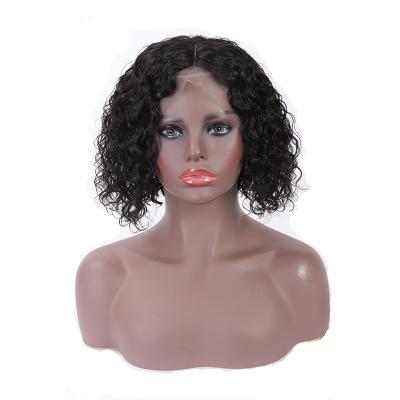 China ALL Indian Virgin Remy Hair Indian Remy Hair 100 Inch Curly Indian Hair Wigs 13*4 Short Curly Short Size 6 Lace Front Bob Wig for sale