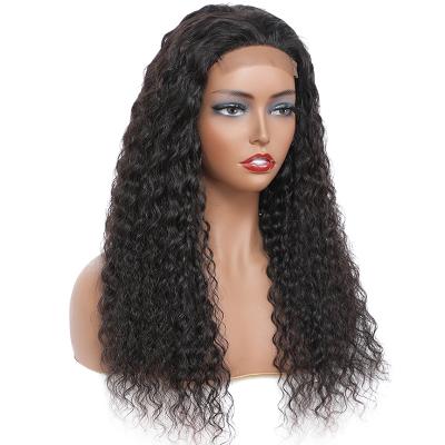 China ALL Textures Deep Wave Full Lace Closure Human Hair Wig Vendor Raw Unprocessed Brazilian Virgin Human Hair Wig 40 Inches for sale