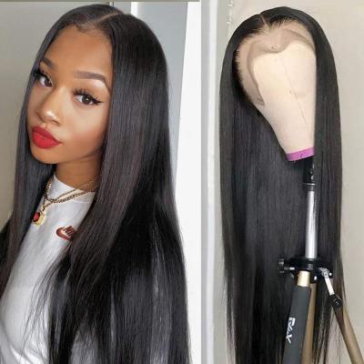 China ALL Textures Shmily Cambodian Lace Front Wig Human Natural Hair HD Wig 180 Density Virgin Straight Cuticle Aligned Body Wave Women Wigs for sale