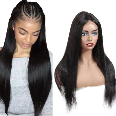 China ALL 30 Inch Lace Frontal Wig Cuticle Textures Raw Indian Hair Transparent Lace Wig Lined Bone Straight Hair Lace Wig Vendors for sale