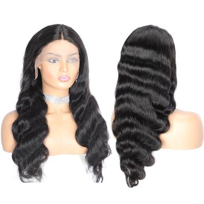 China Hd 30 Inch Shmily Virgin Textures Body Wave Brazilian Straight Human Hair Wig Transparent Full Body Wave Front Wigs 13X4X1 T Lace Front Wigs for sale