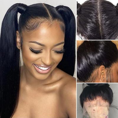 China ALL Textures Hair Wigs Lace Front Human Hair Wig For Black Women Full Lace Brazilian Hair HD Lace Up Raw Unprocessed Natural Color for sale