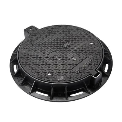 China EN1433 Bitumen Ductile Cast Iron Manhole Cover Anti Theft Te koop