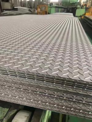 China Stainless steel pattern plate  304 pattern steel plate anti-slip steel plate ready for cutting Te koop