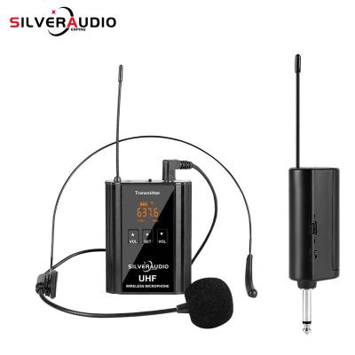 China Headset Microphone GAW-107A Wireless Microphone Portable Receiver Condenser discrete external lavalier microphone for sale