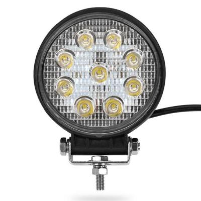 China Stainless steel bracket auto led work light 27w, flood led work light for car, truck, off road and atv for sale