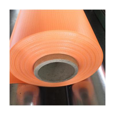 China Water Resistant Coated PVC Glue 580GSM Tarpaulin Matte 2000D*2000D 9*9 2.90M 50M/R B1 Fr PVC Used For Ventilation for sale