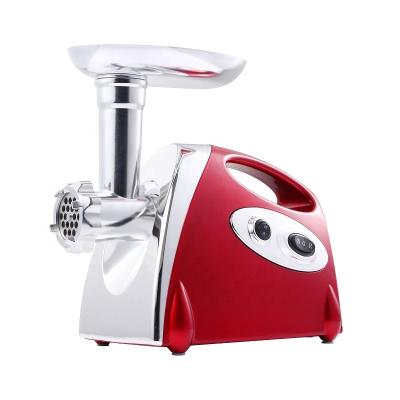 China Hotel Meat Grinder with 3 Stainless Steel Grinding Dishes and Sausage Trimmer Tubes for Home Use Electric Grinder for sale