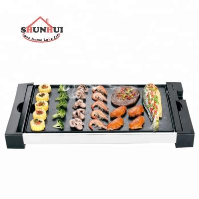 China BBQ Pan 40x28cm 1800W Indoor Easy Clean Electric Grill Korea Electric Smokeless Grill for sale