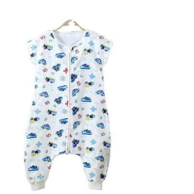 China Plus Size Newborn Boys Girls Sleep To Return Body Suit Multifunctional Summer Zipper Cotton Baby Two Way Sleeping Bags for sale