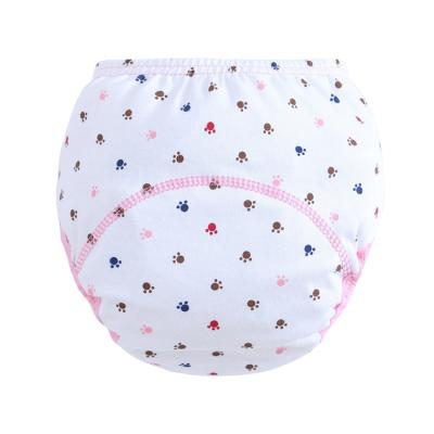 China Unisex Single Pack Babies Washable Cloth Baby Diaper 6 Diaper Training Diaper Pants Toddler One Size Waterproof Reusable Girls Boys for sale