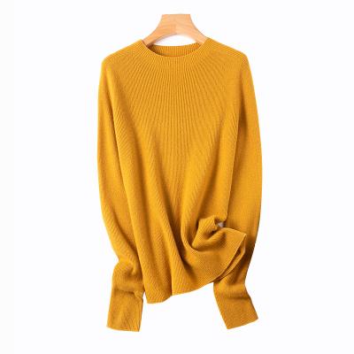 China Classic 12 stitch all-in-one sweater anti-pilling round neck long sleeves wool bastilan bottom for lady autumn for sale